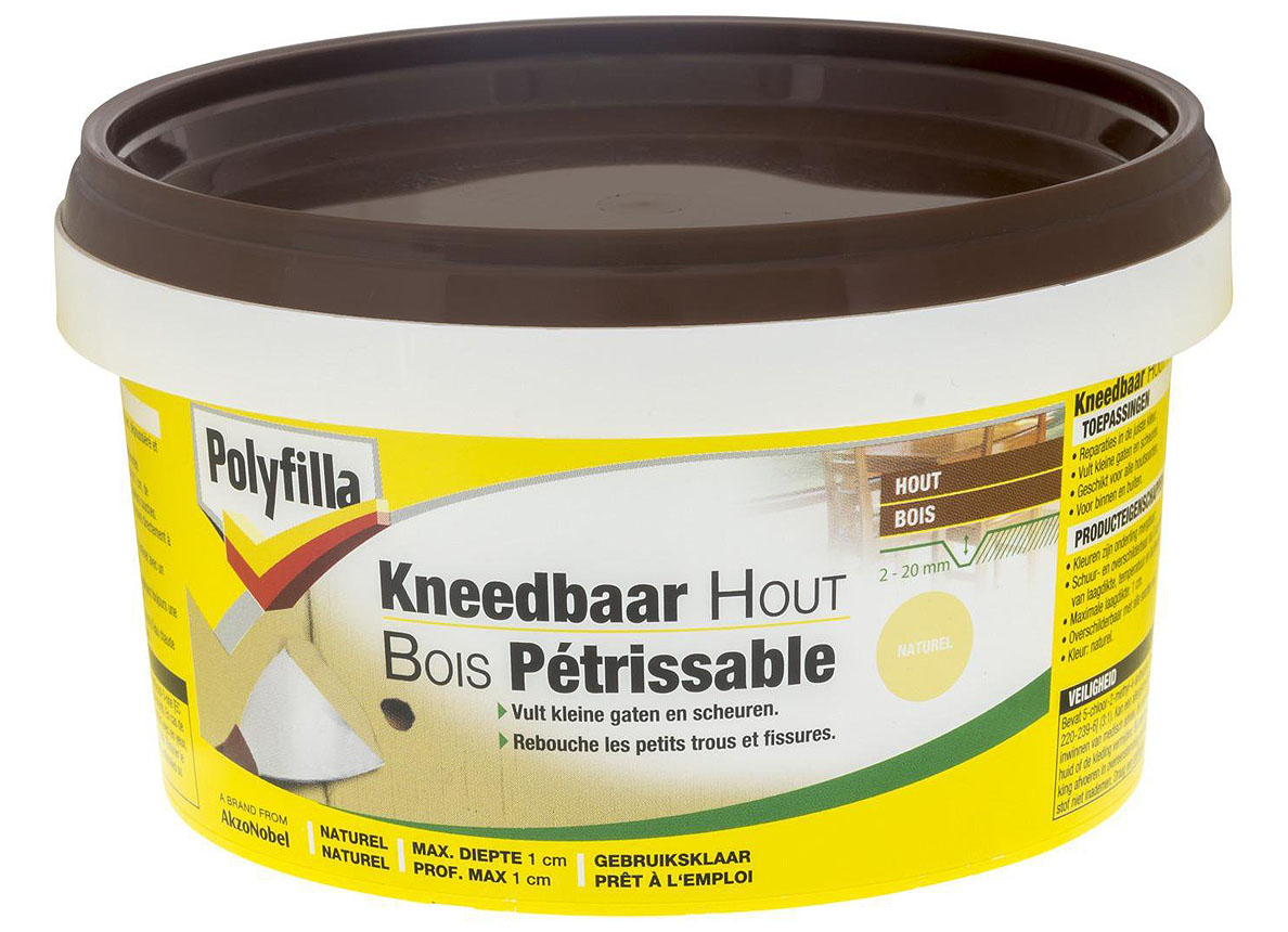 POLYFILLA BOIS PETRISSABLE NATUREL 500G