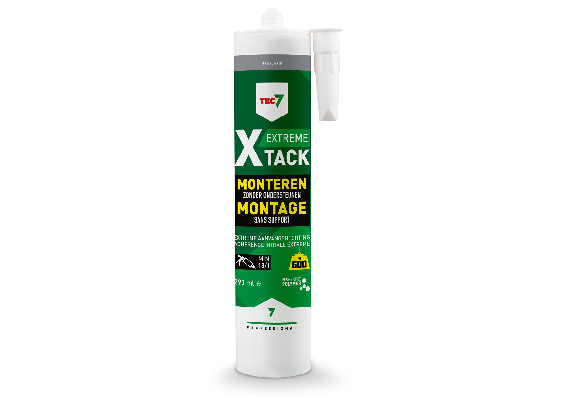 X-TACK GRIJS KOKER 290ML