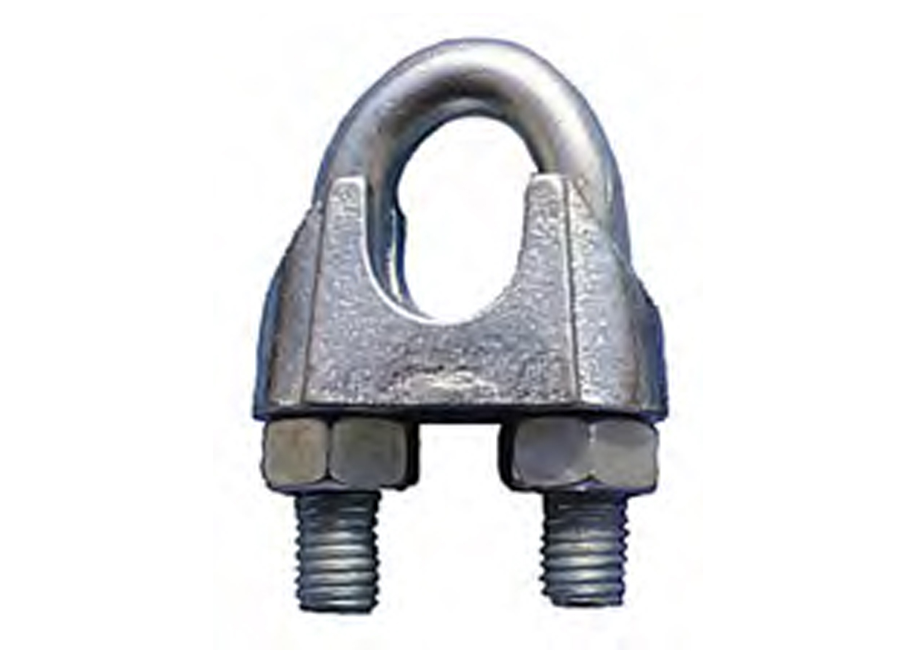 SERRE-CABLES GROSBY ZINGUE Ø8MM 2 PIECES