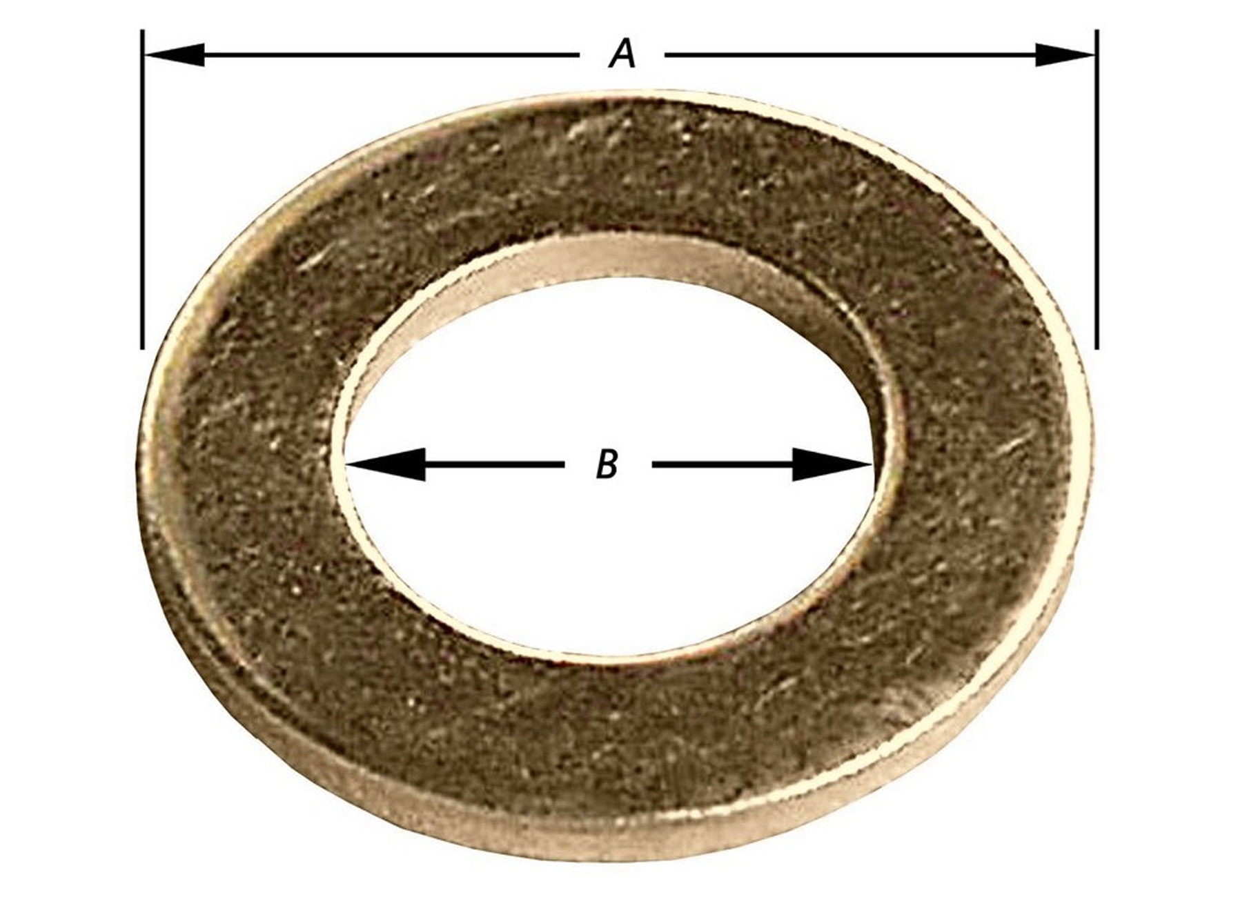 BAGUES DE RECHANGE POUR PAUMELLES LAITONNEES 4 PIECES