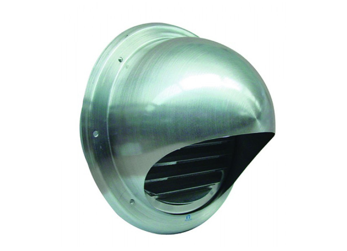 GRILLE D'AERATION RONDE INOX 638 DIA 150