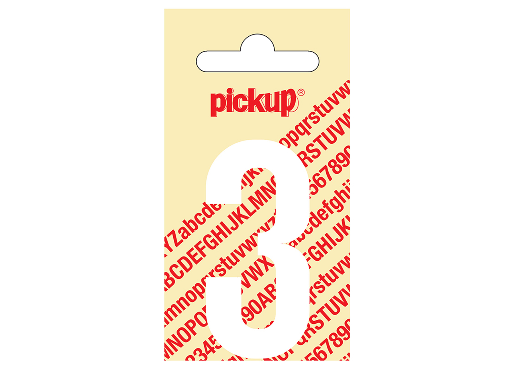 CHIFFRE ADHESIF NOBEL 60MM BLANC 3