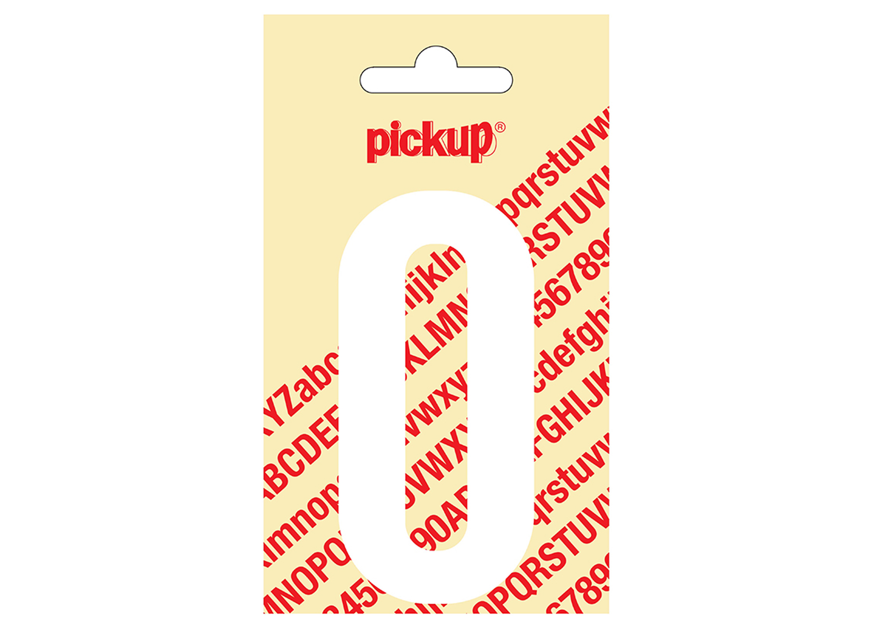 PLAKCIJFER NOBEL 90 MM WIT 1