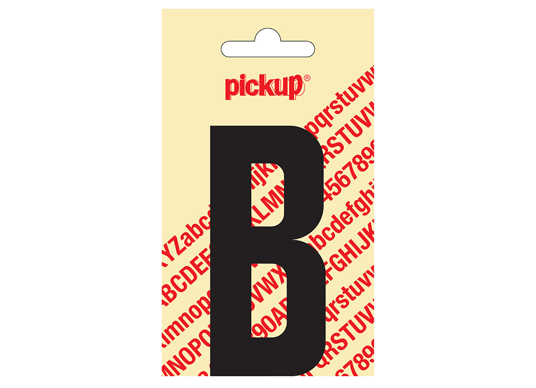 LETTRE ADHESIVE NOBEL 90 MM NOIR B