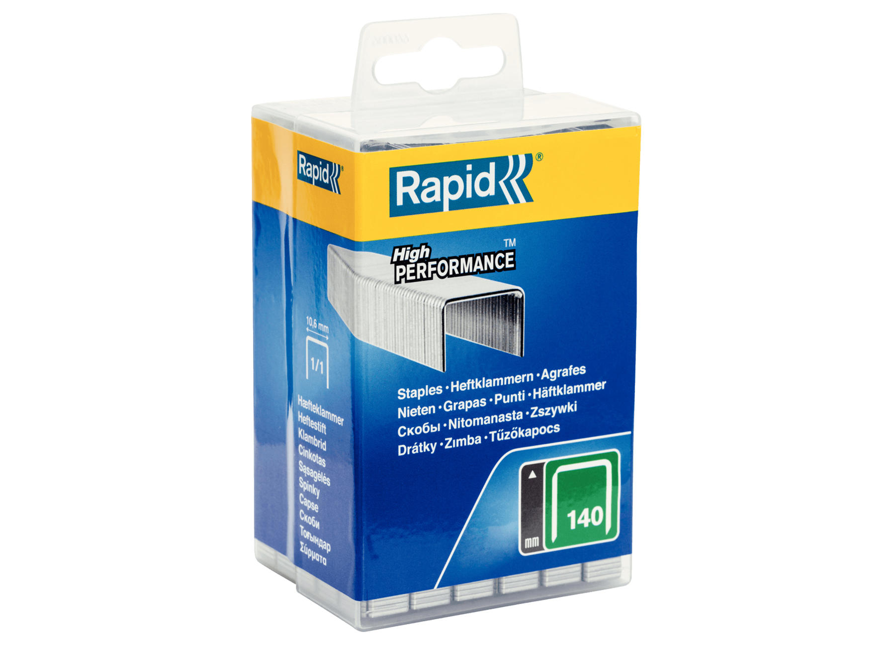  RAPID AGRAFES 140/12MM GALVA 5000 PIECES