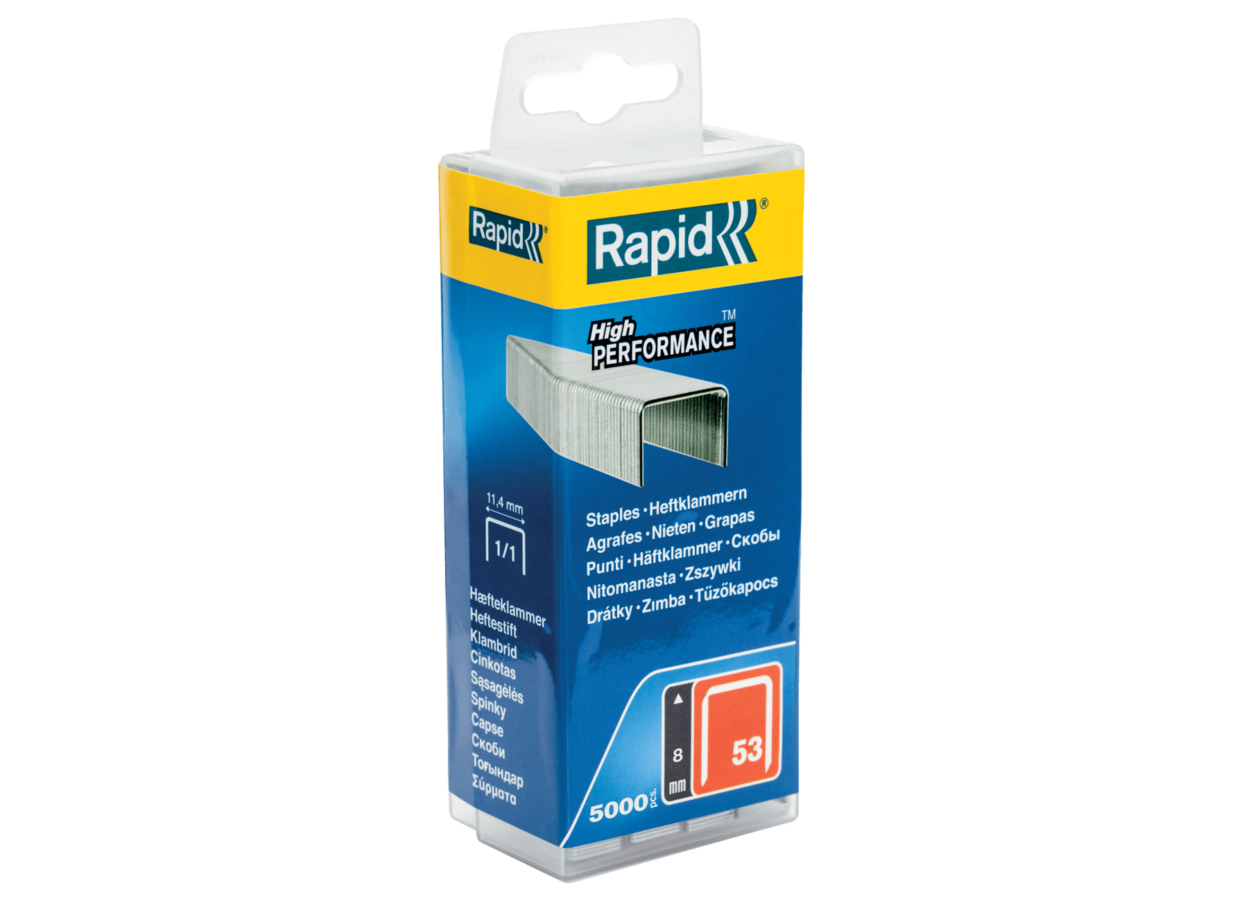 RAPID NIETEN 53/8MM GALVA 5000 STUKS