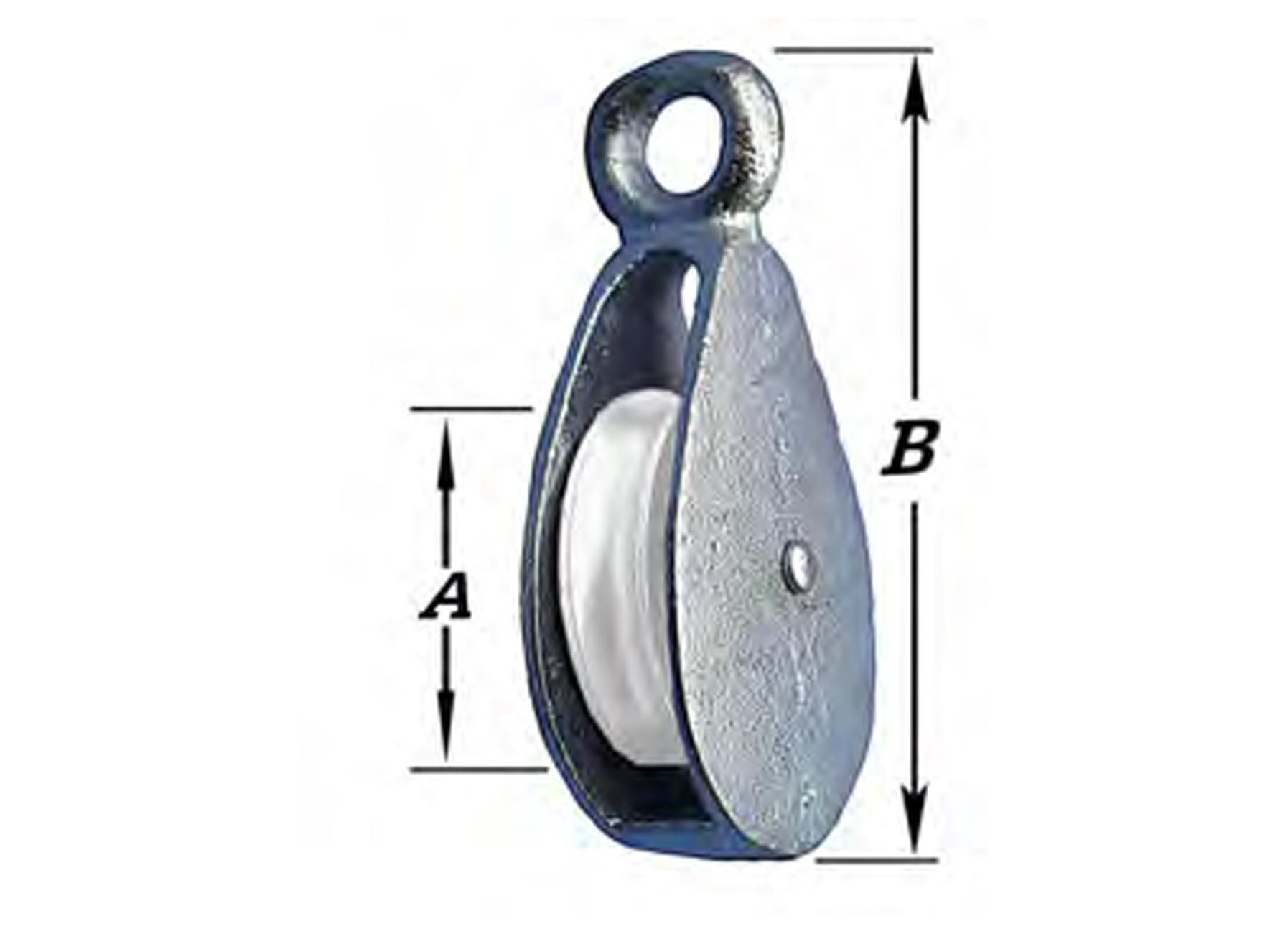 POULIE OEILLET FIXE 40MM