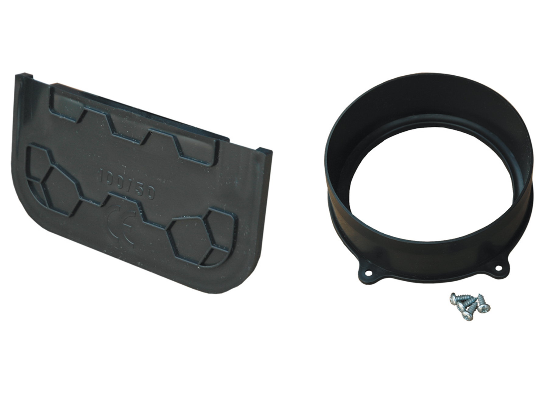 PE EINDSTUKKEN (2 ST) + VERTICALE UITLOOP Ø110 H=90