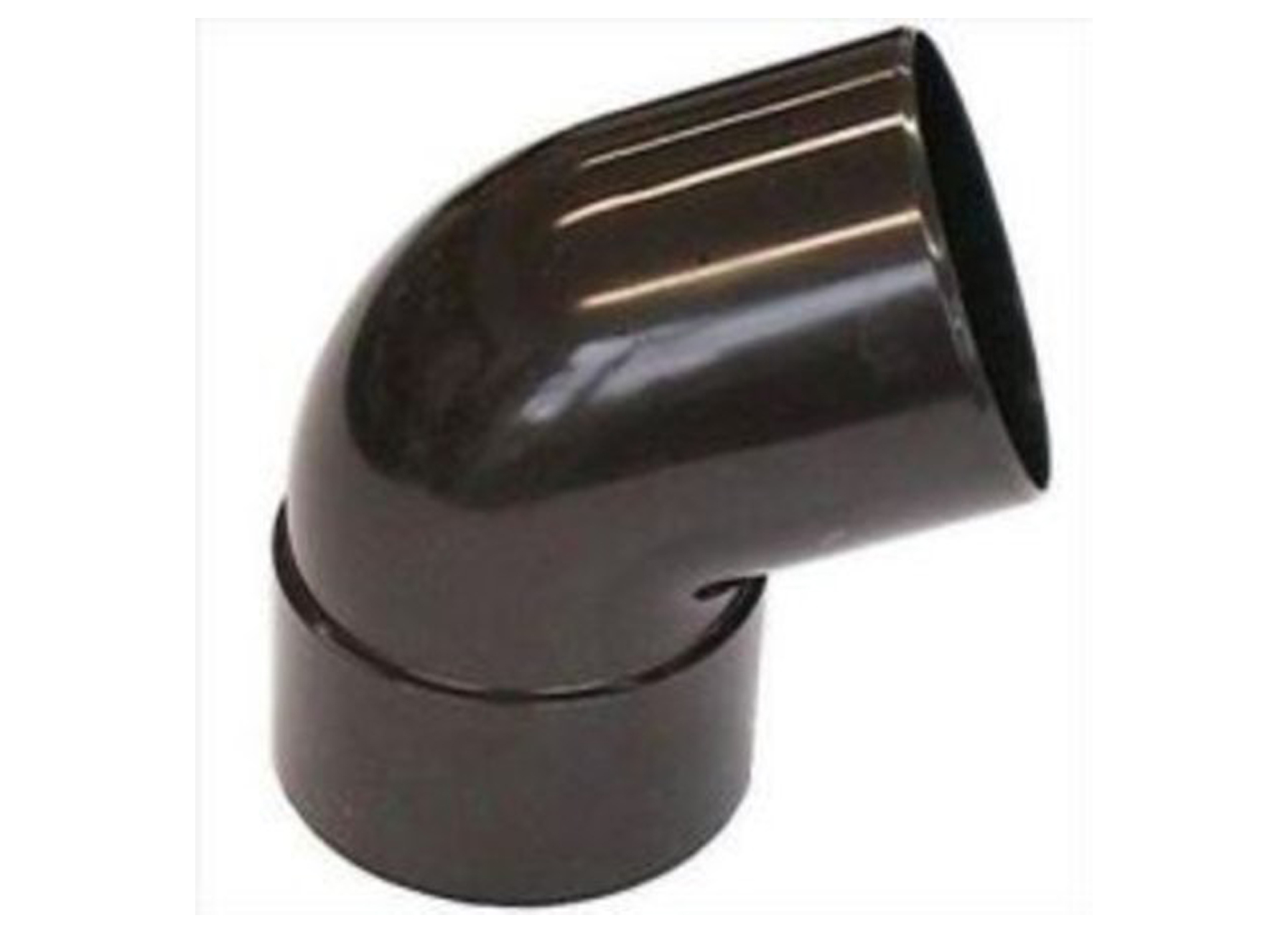 COUDE PLUVIALE RONDE Ø50MM 67° BRUN M/F