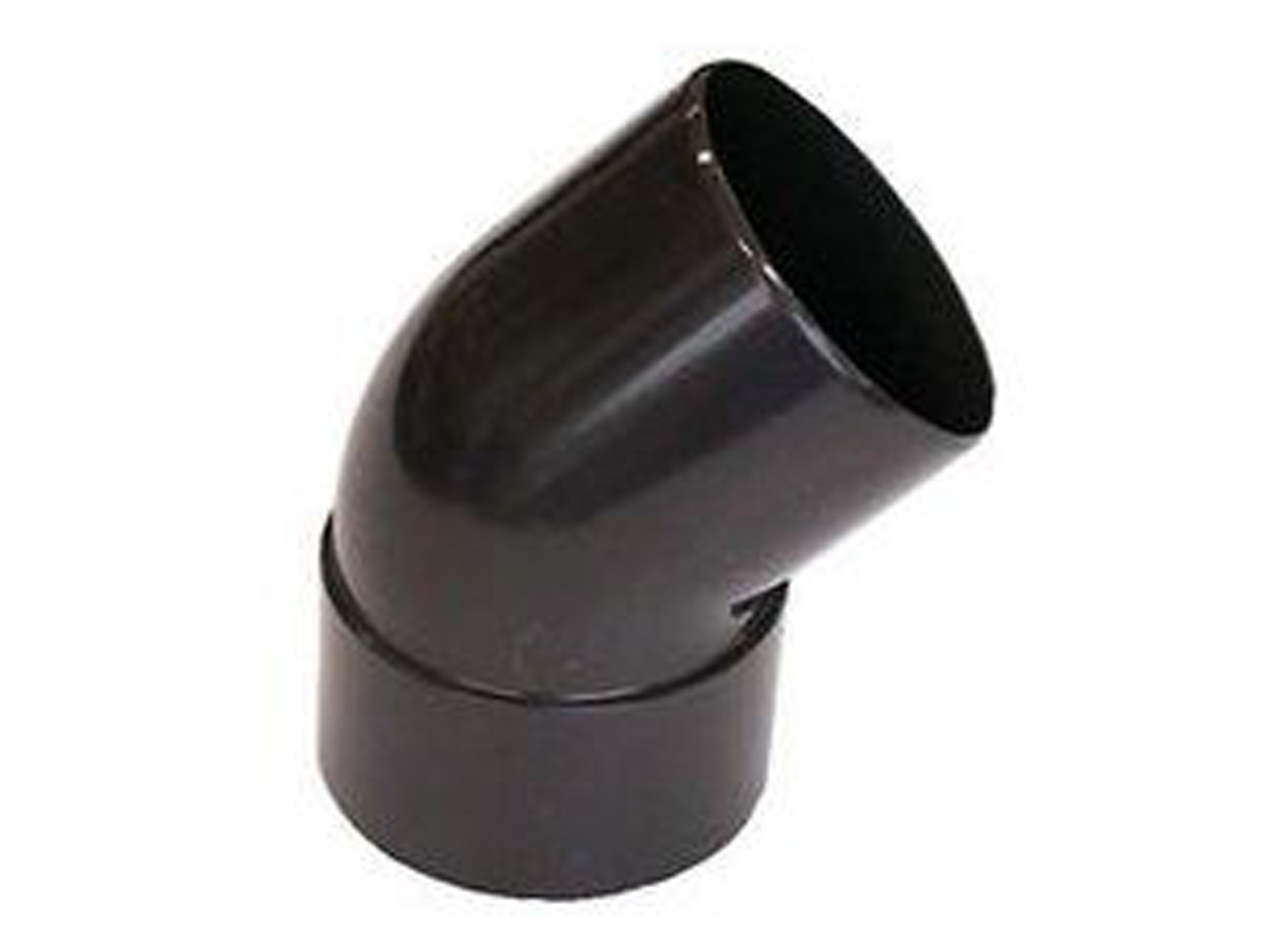 COUDE PLUVIALE RONDE Ø80MM 67° BRUN M/F