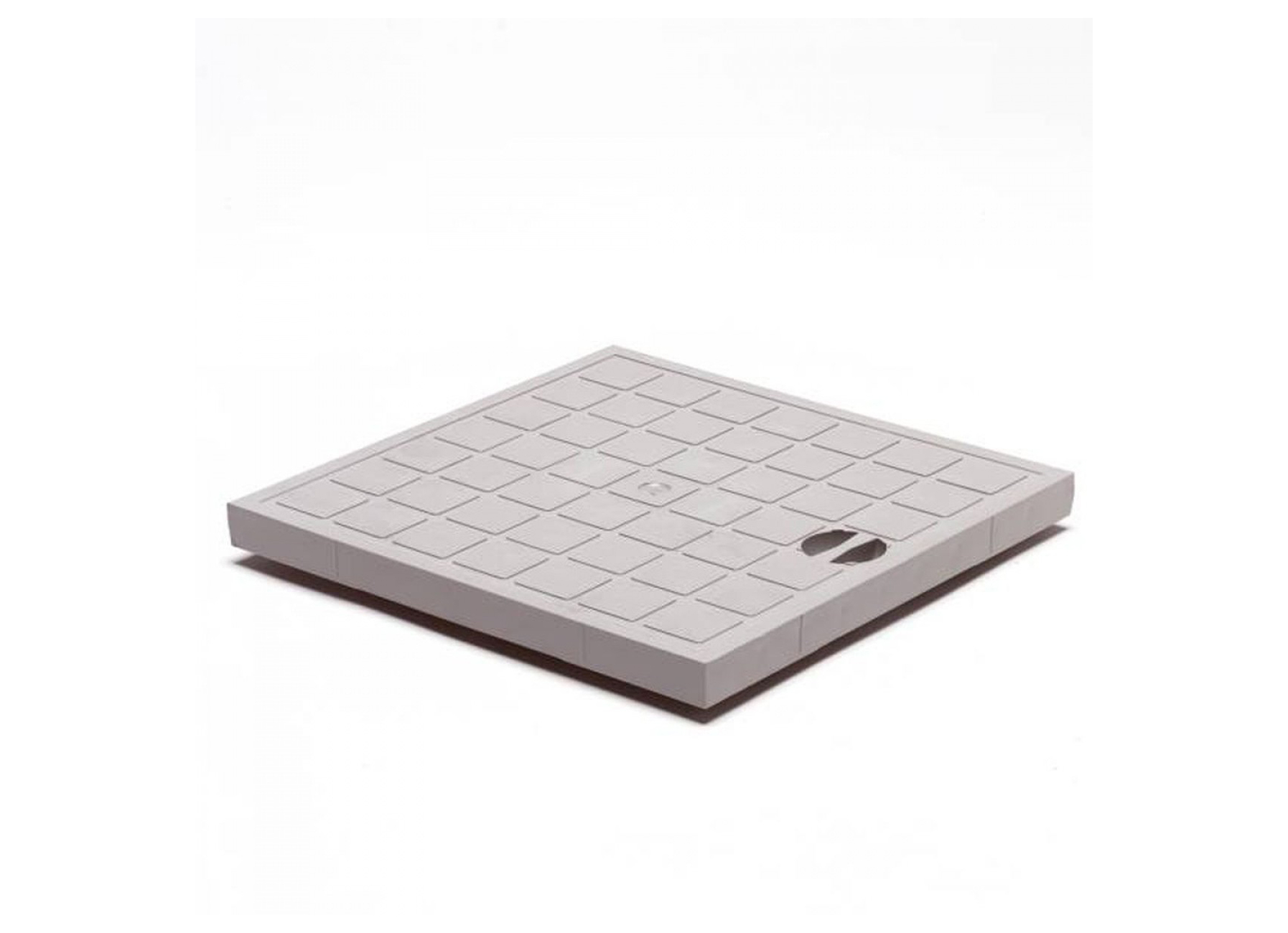 COUVERCLE PVC LIGHT 200X200MM RAL 7035