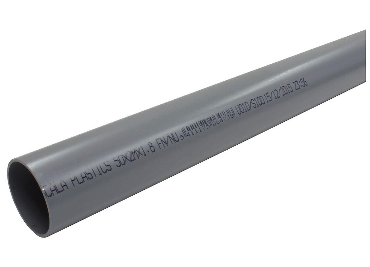 TUYAU SANITAIRE NU Ø50-1M 1.8MM