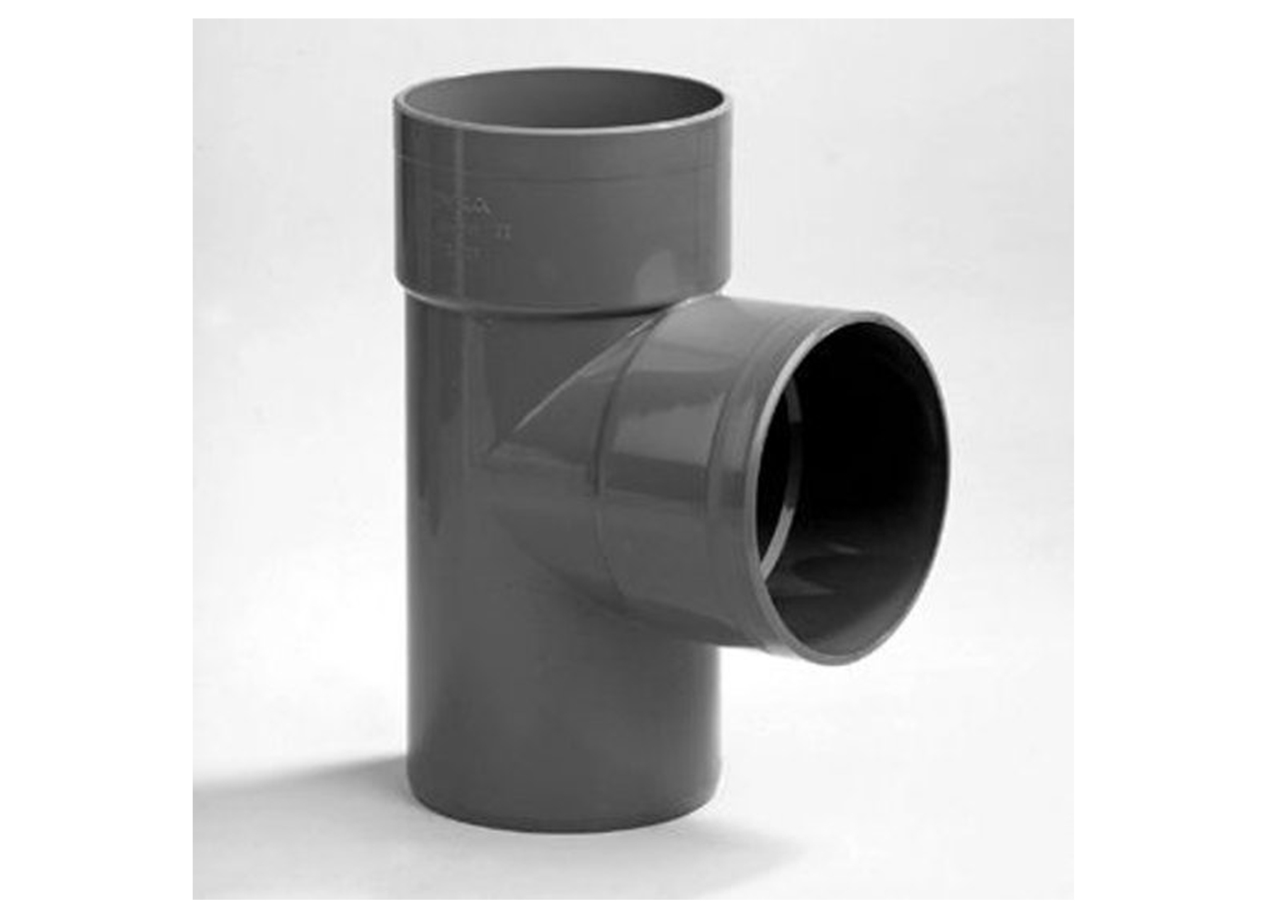 T EN PVC Ø40 87° GRIS F/F/M