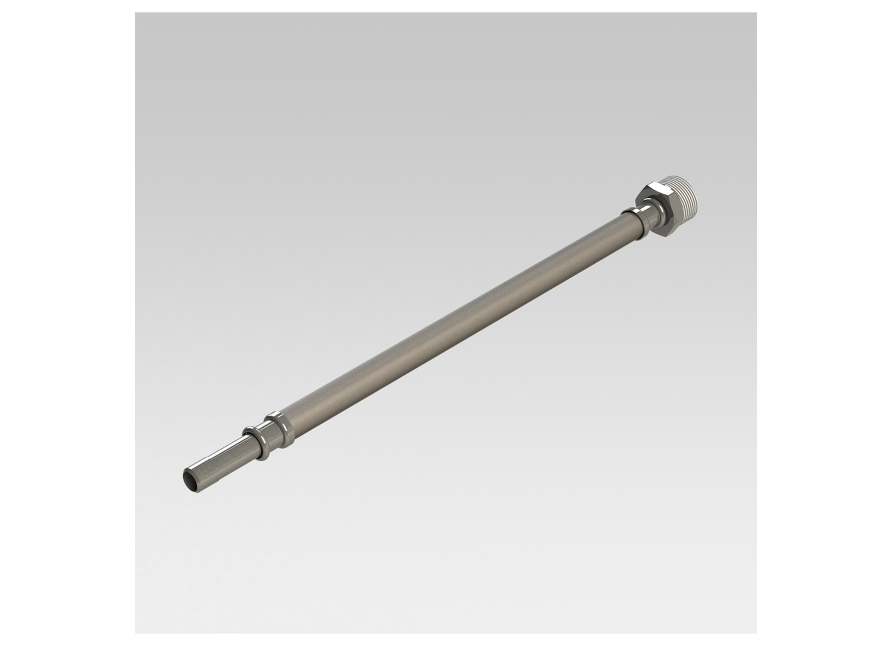 AQUAFLEX GLAD Ø10 X MOER 3/8''M L=300MM Ø8MM