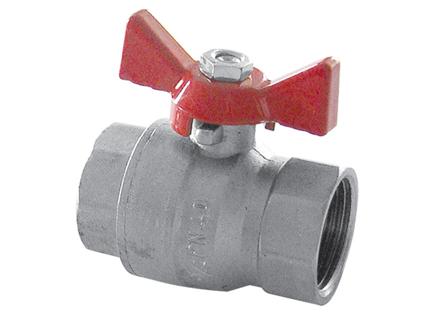 VANNE A BILLE PAPILLON PASSAGE INTEGRAL FF 3/8''