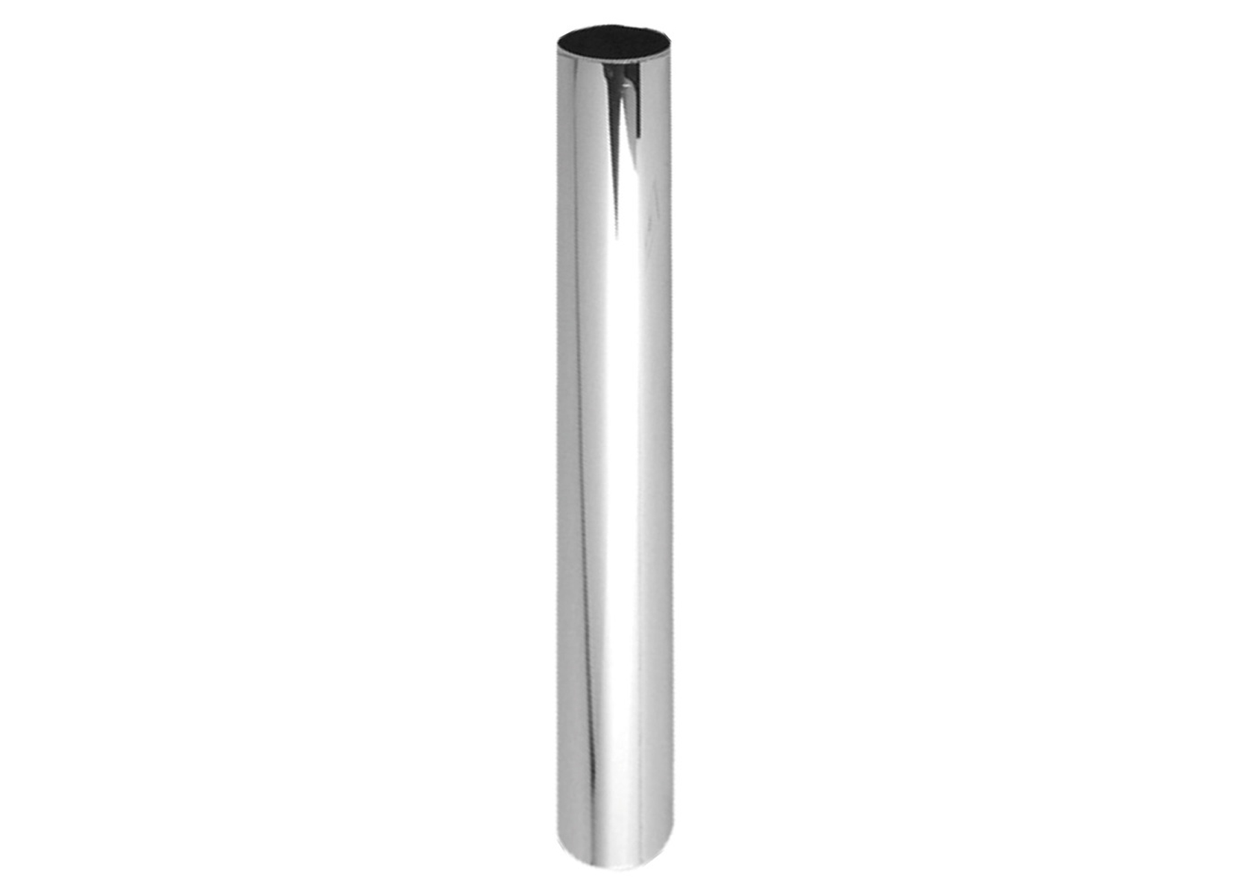 TUBE D'EVACUATION CHROME SANS COLLET 5/4'' L=30CM