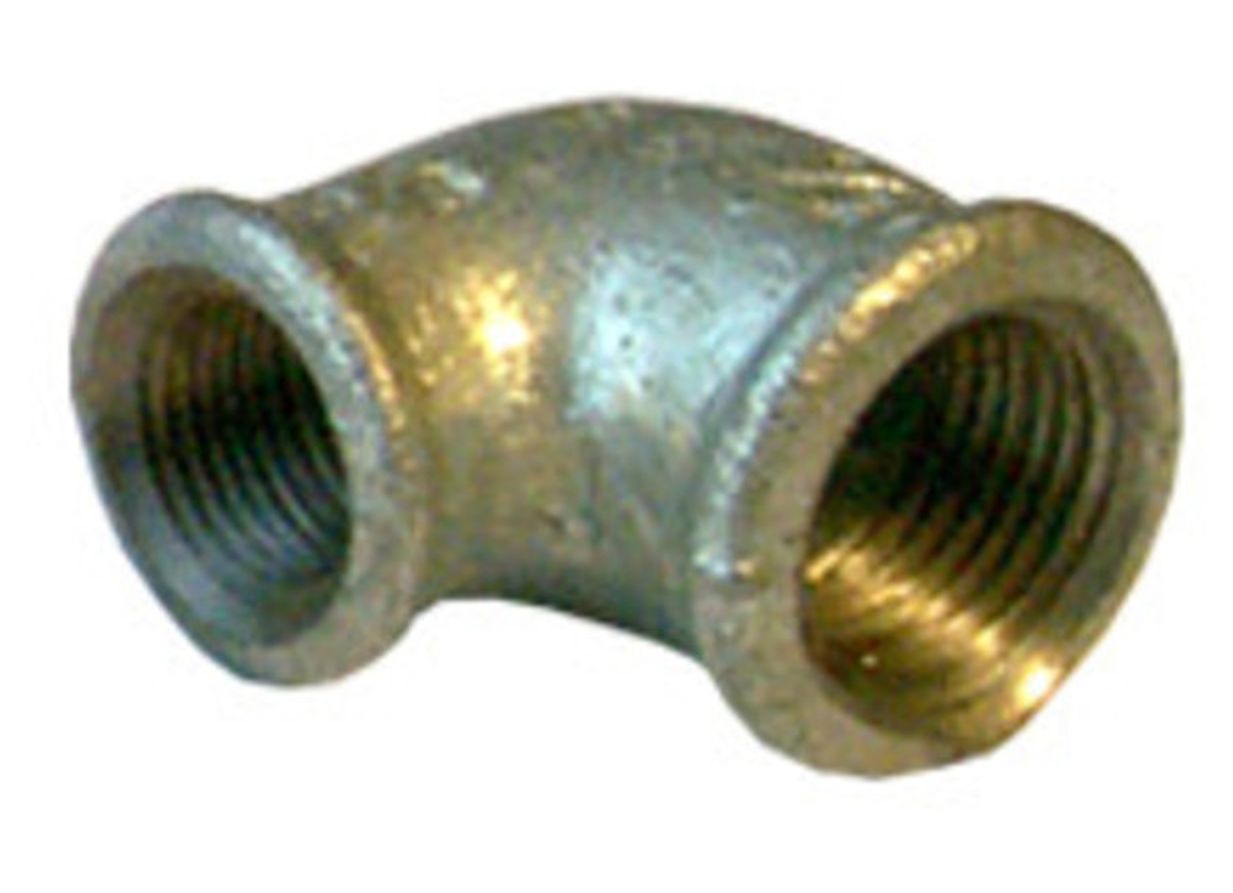 COUDE REDUIT 90° N° 90 FF 3/4X1/2'' GALVA