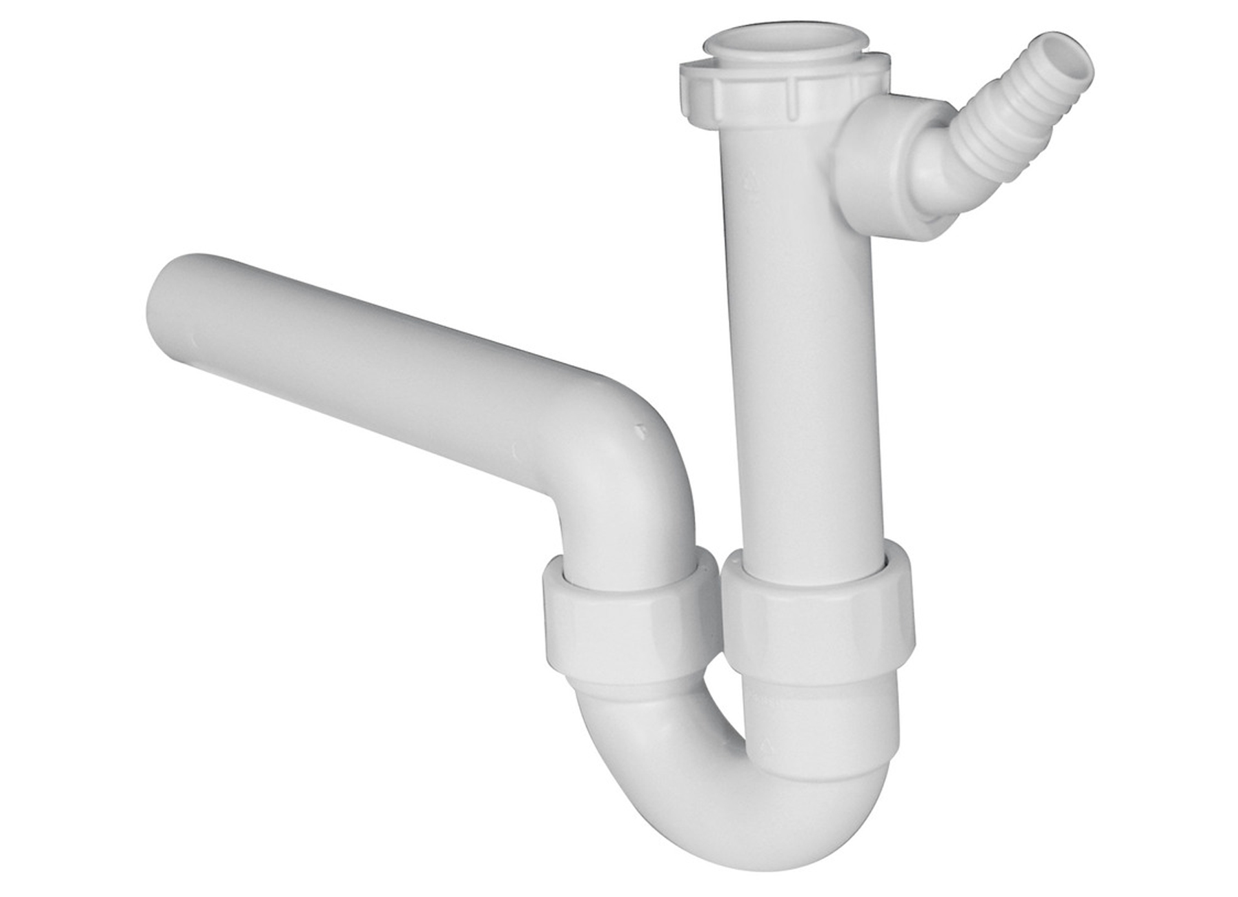 GEBERIT SIPHON 152713 SIMPLE 6/4'' X Ø40MM BLANC