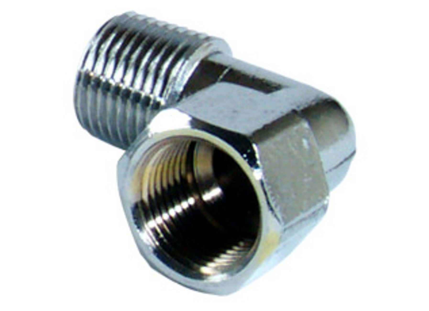 COUDE CHROME POUR FLEXIBLE POUR GAZ NATUREL