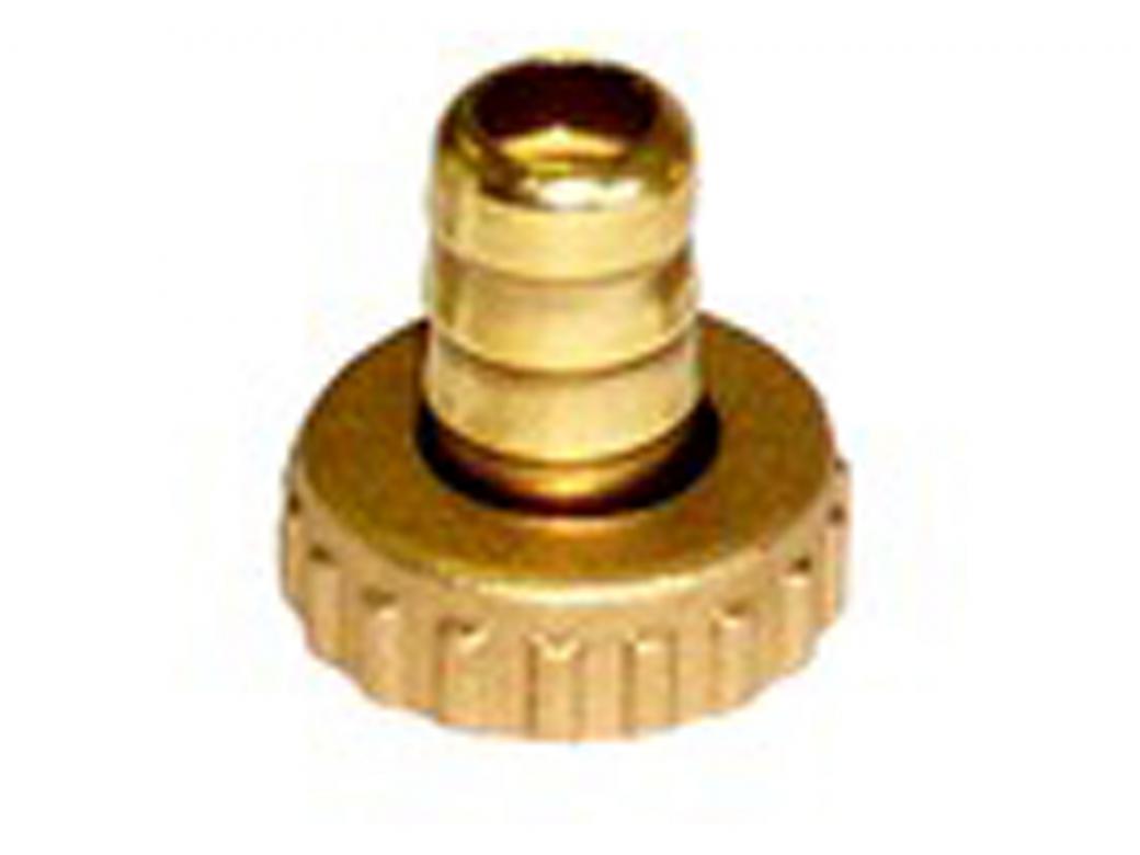 HALVE KOPPELING VOOR DUBBELE DIENSTKRAAN MESSING 1/2''