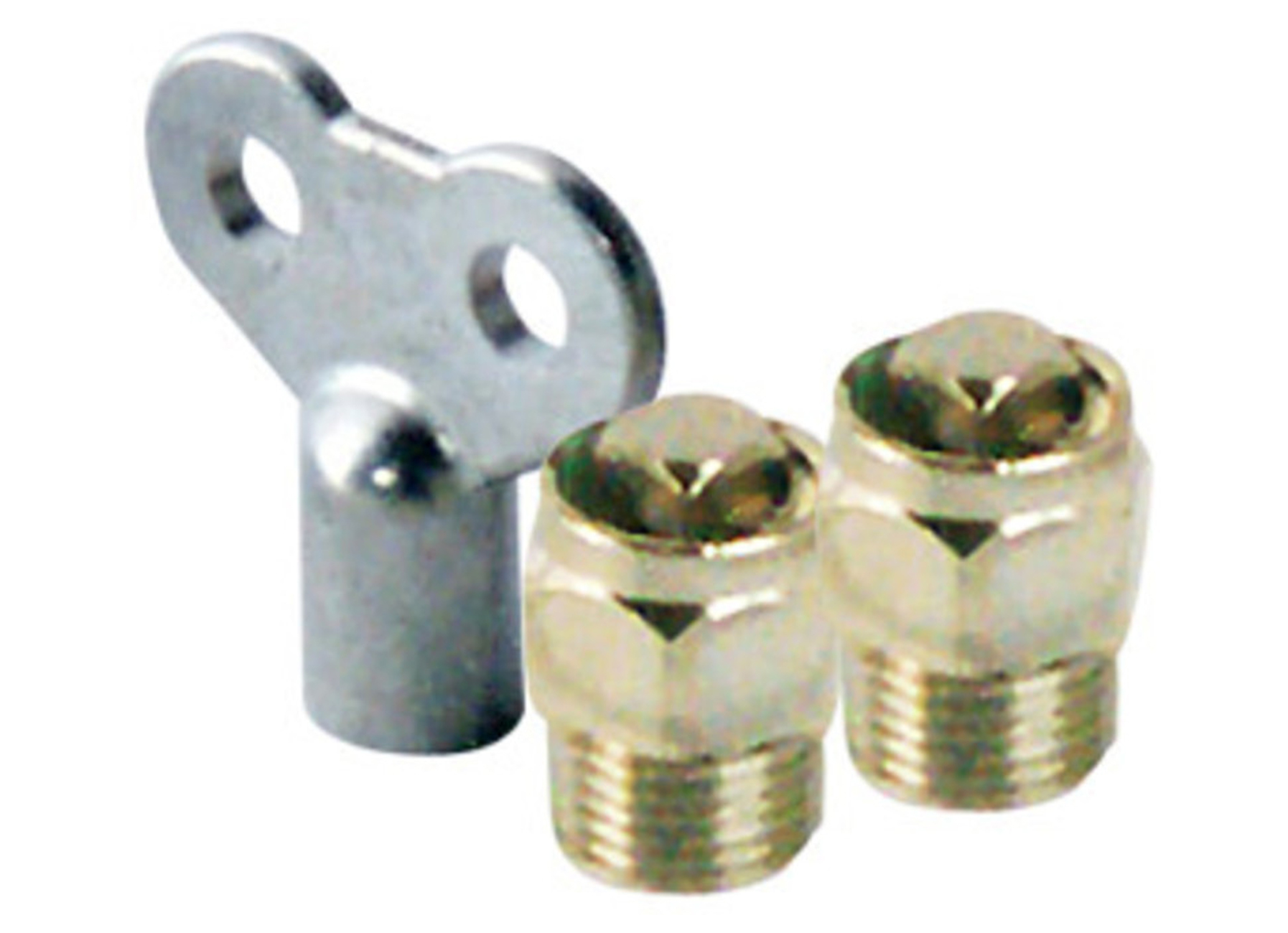 ONTLUCHTERS (2 STK) + SLEUTEL