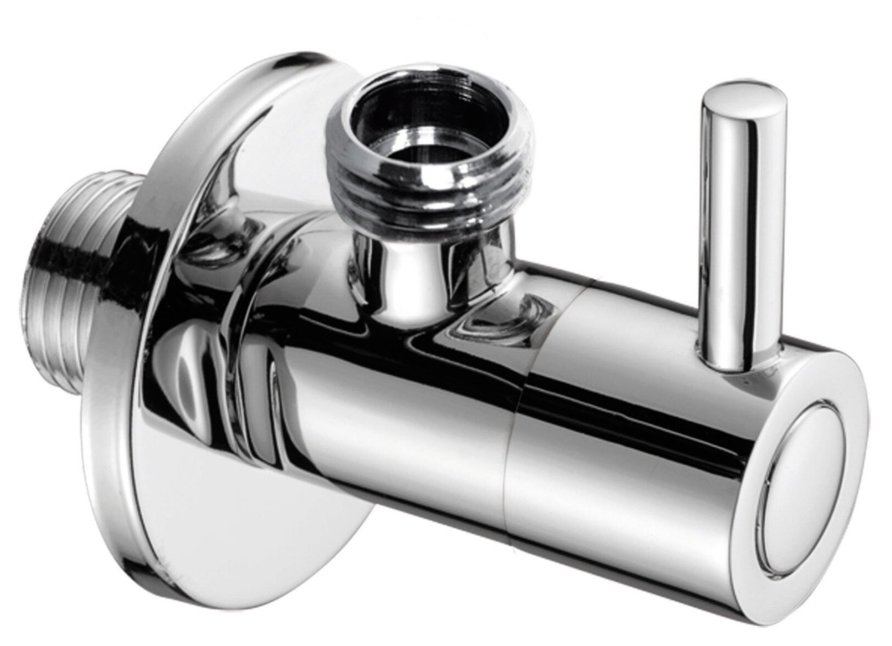 ROBINET D'ALIMENTATION DESIGN ROND 1/2X3/8''