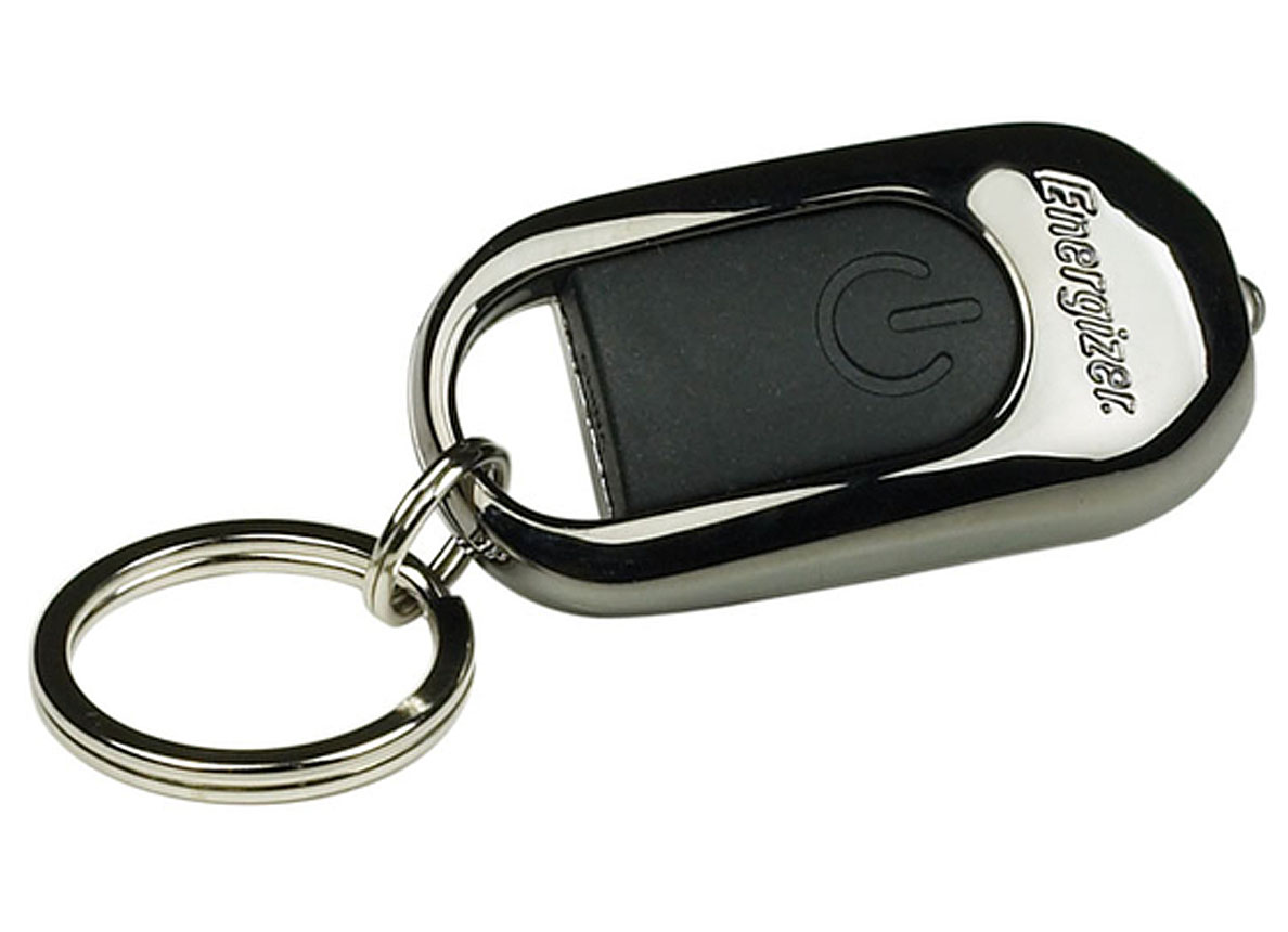 PORTE-CLES LUMINEUX + 2 X CR2016