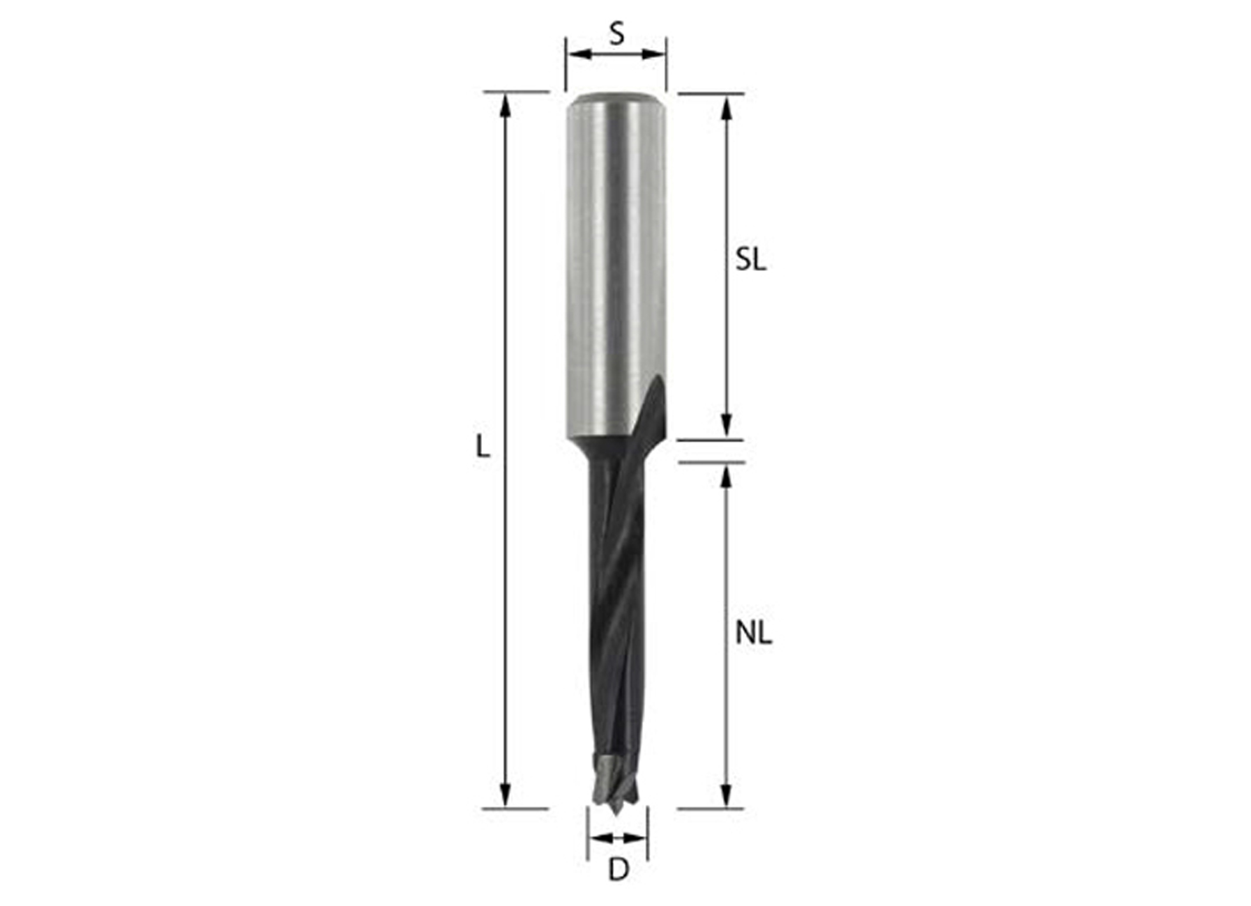 ENT HW MECHE TOURILLON Z2 S8 Ø5X30 L=57