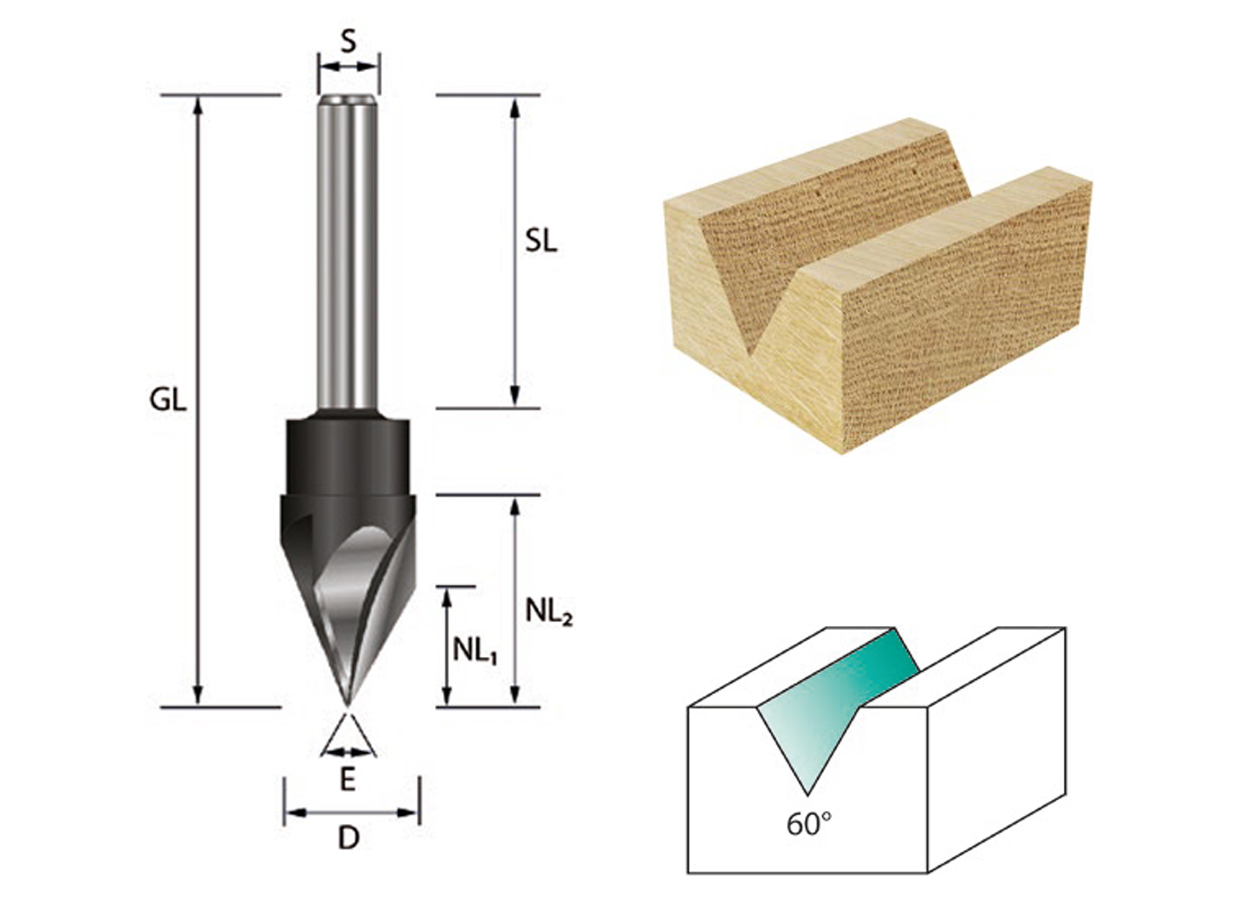 ENT VHW V-GROEFFREES S8 Z3 Ø15 60°