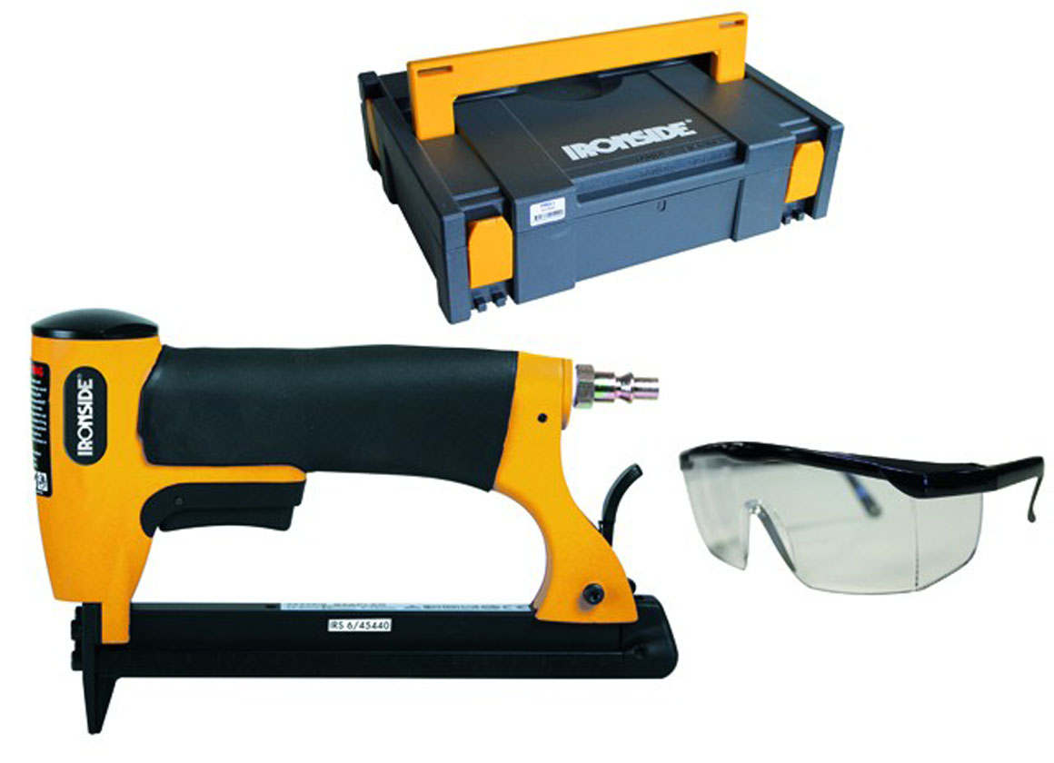 SET AGRAFEUSE PNEUMATIQUE EN SYSTAINER + ASSORTIMENT AGRAFES