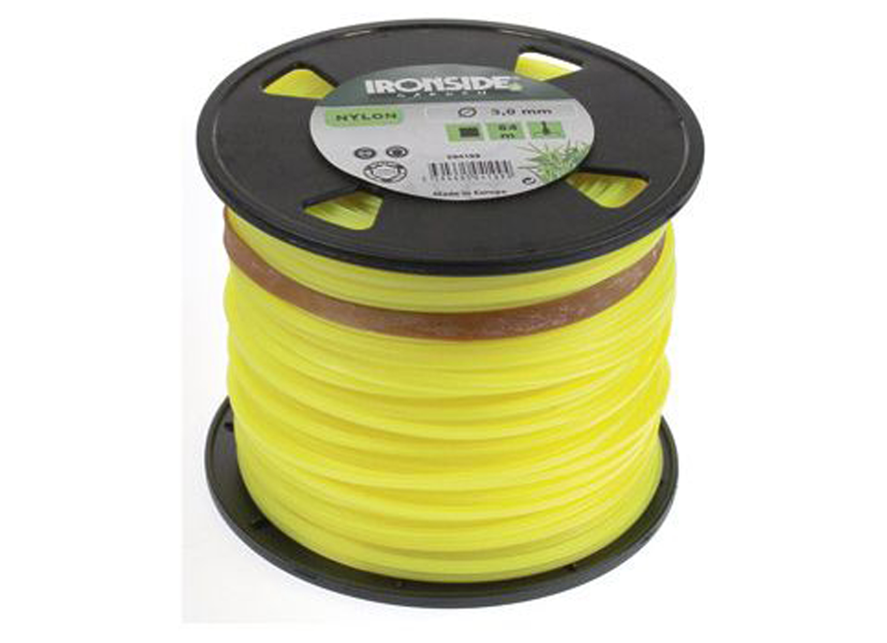 BOBINE FIL DE NYLON CARRE Ø3MM L=84M JAUNE