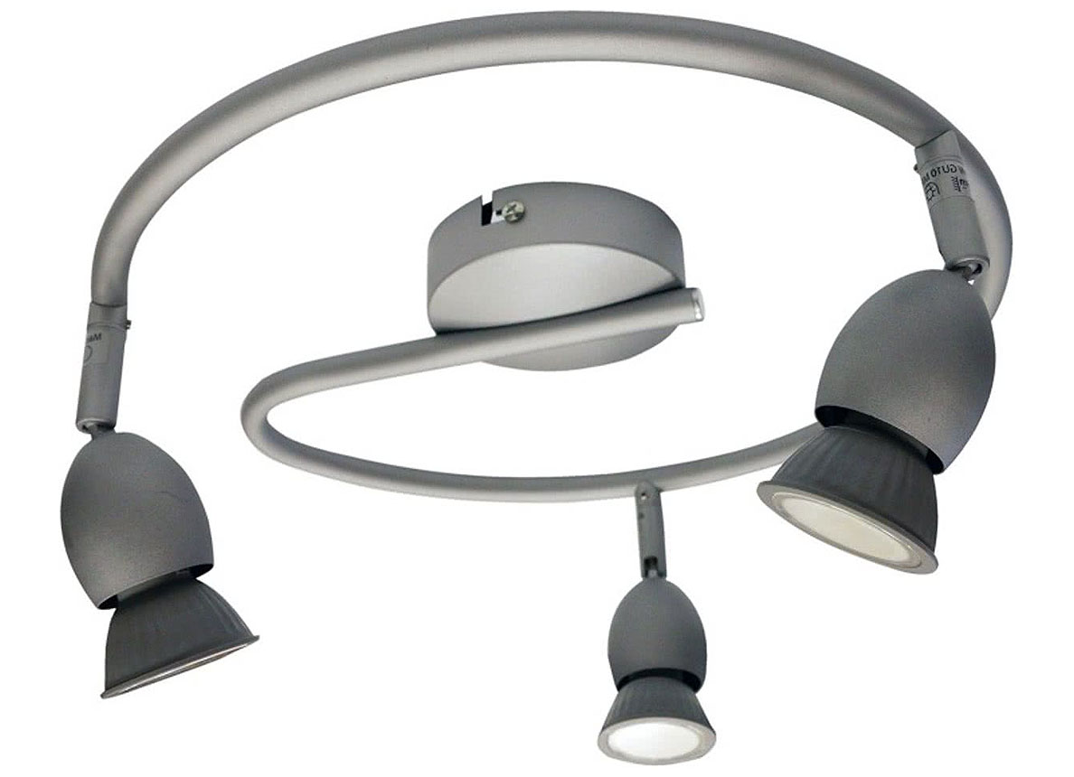 SPOT LESS 3 LED GU10 200LM ALUMINIUM