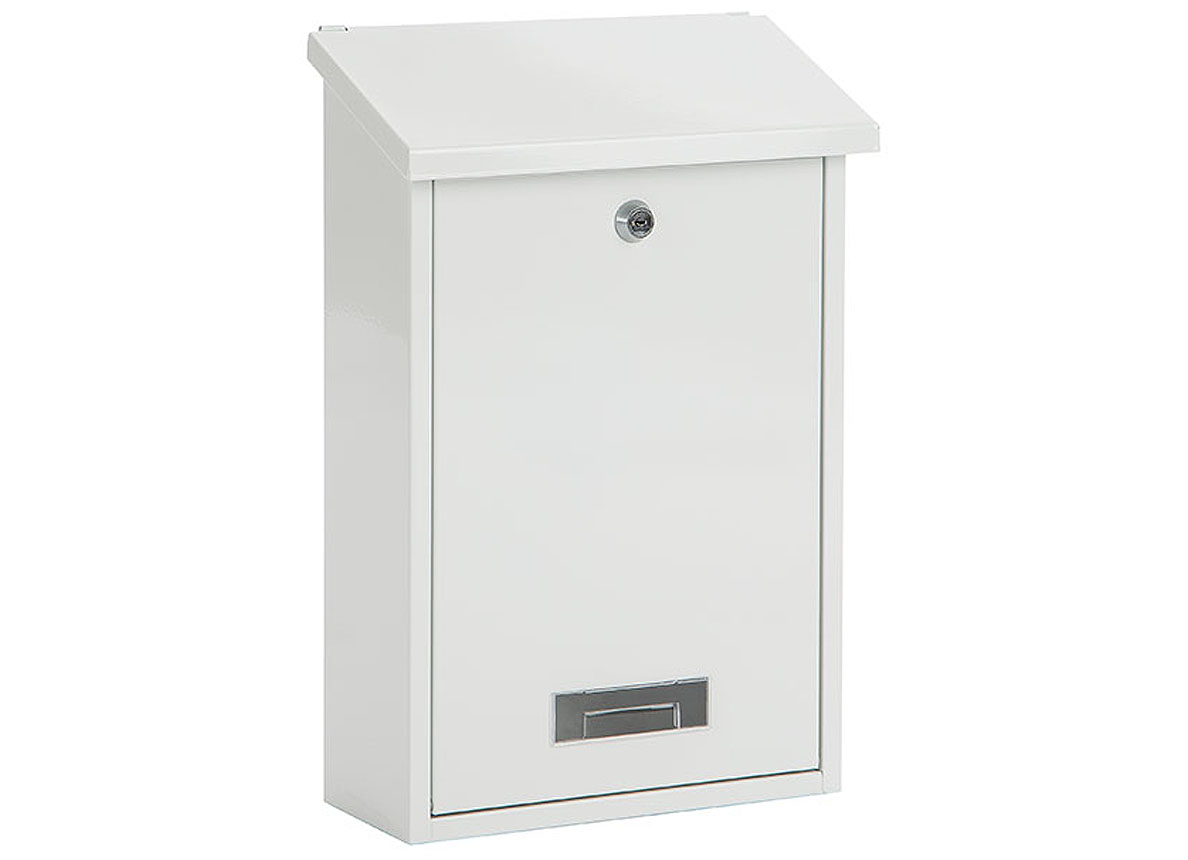 BOITES AUX LETTRES DUBLIN RECTANGULAIRE GRAND MODELE BLANC