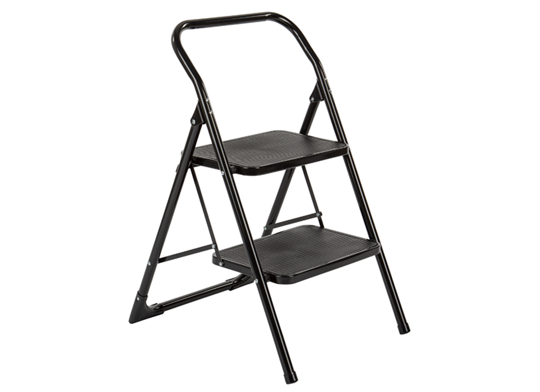 ESCABEAU DE MENAGE AVEC 2 MARCHES LARGES