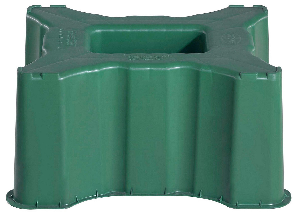 SOCCLE POUR TONNEAU 300L PLUIE RECTANGULAIRE