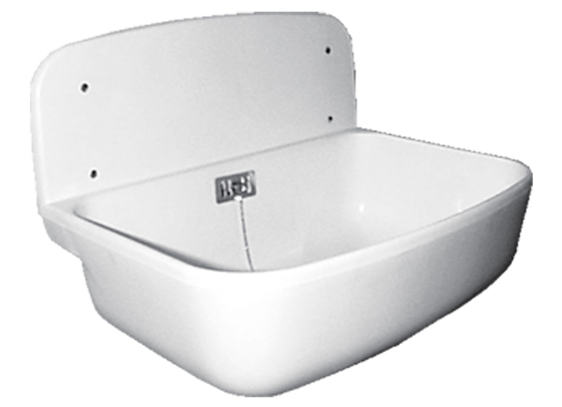 DEVERSOIR POLYPROPYLENE BLANC 49,5X34,5X15CM