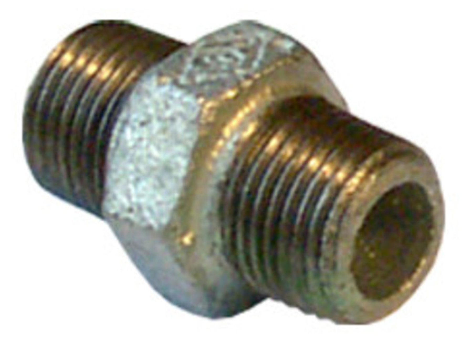 DUBBELE NIPPEL N° 280 1/2'' M X 1/2'' M GALVA 2 PCS