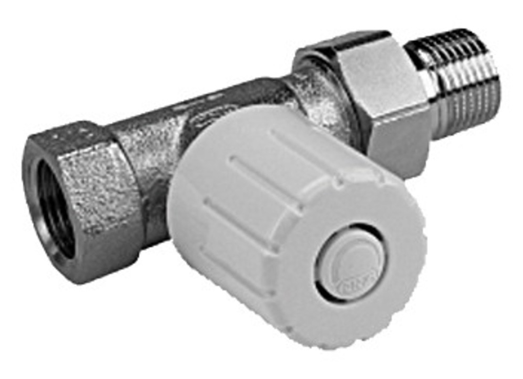 HONEWELL MANUELE RADIATORKRAAN RECHT 1/2''