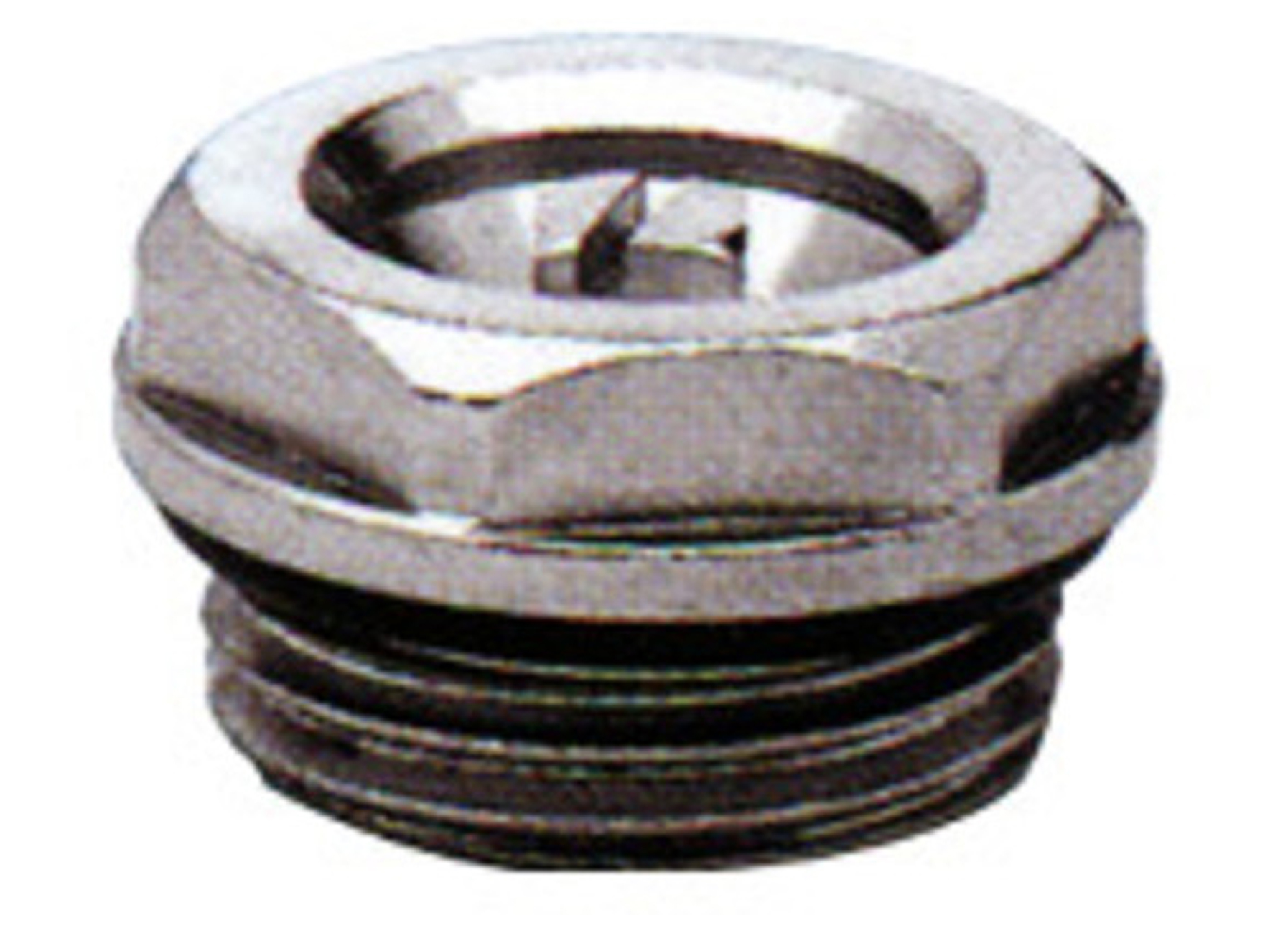 RADIATORSTOP CHROOM 1/2'' MET ONTLUCHTER