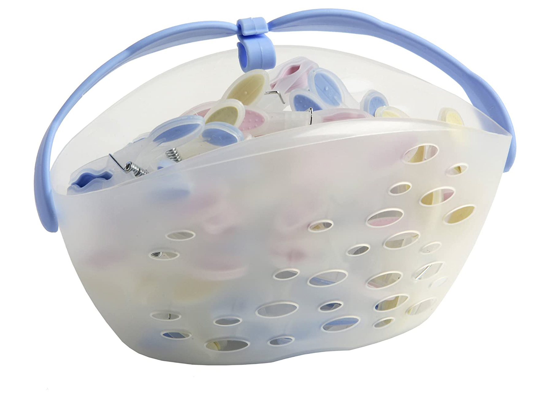 PANIER PINCES A LINGE PLASTIQUE SOFT GRIP 36 PIECES