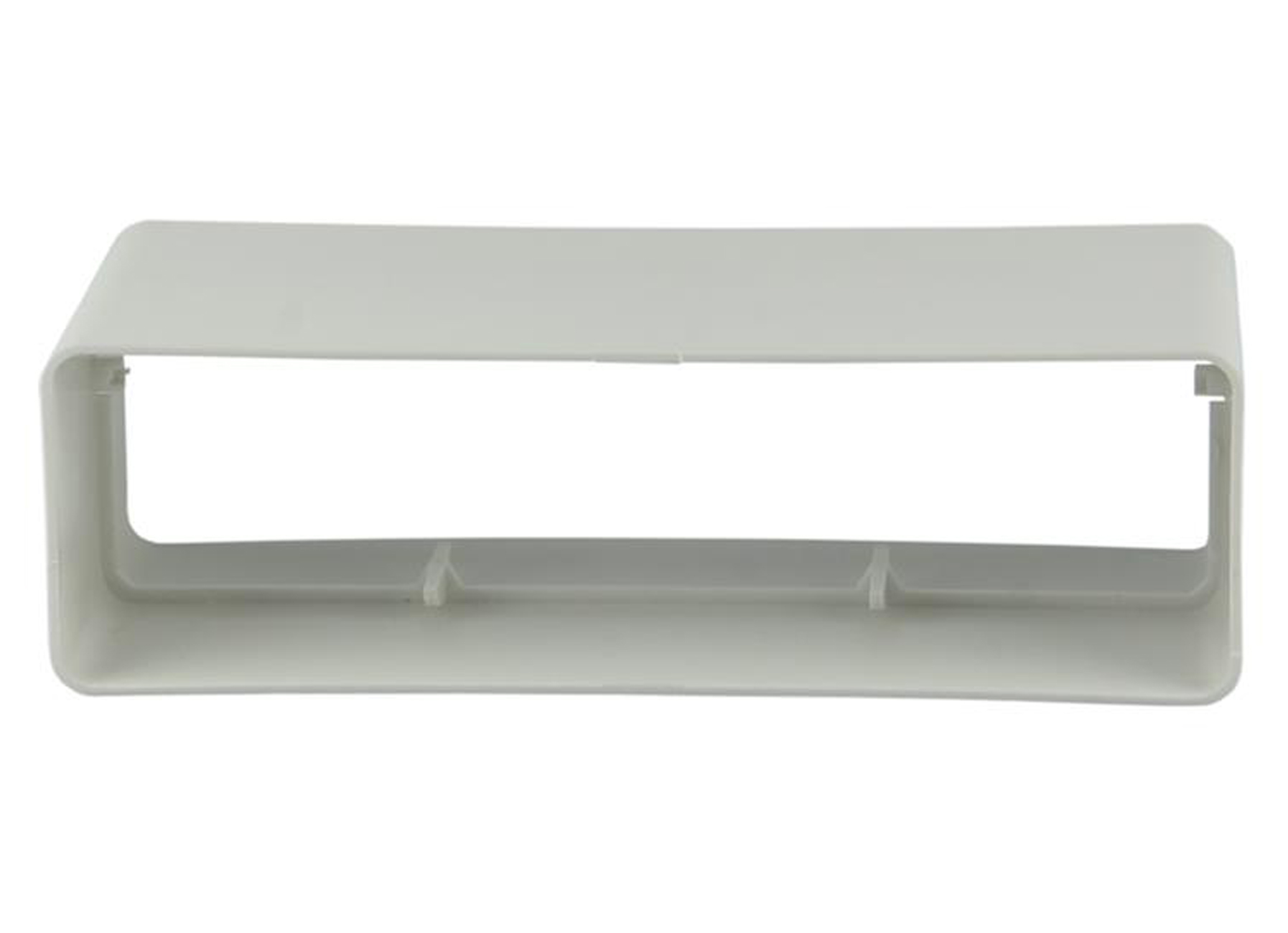 RENSON RACCORD MANCHON PLAT PVC BLANC 204X60MM