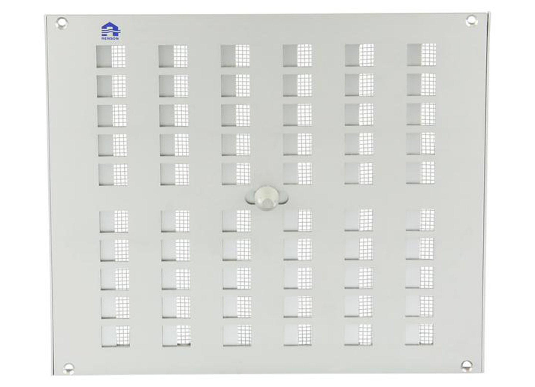 RENSON REGELBAAR BINNENROOSTER 4032 ALU WIT 175X150MM