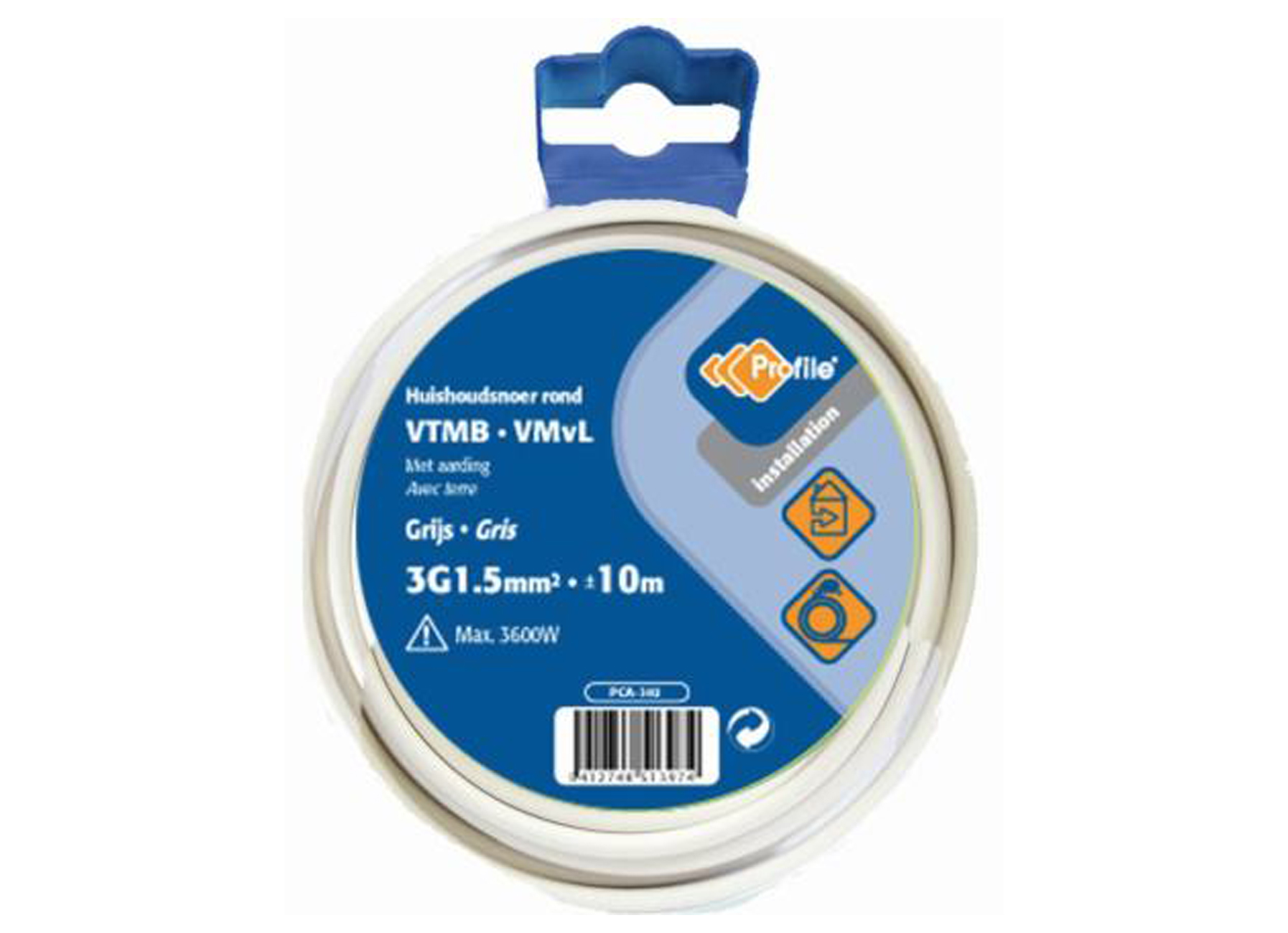 CABLE VTMB 3G2.5MM2 BLANC 5M BLISTER