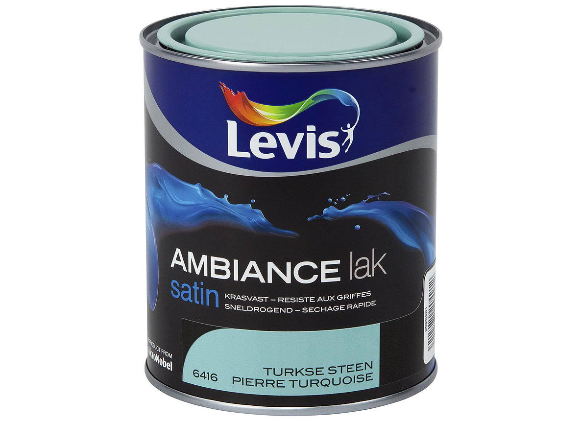 AMBIANCE LAQUE SATIN - PIERRE TURQUOISE 6416 0,75L