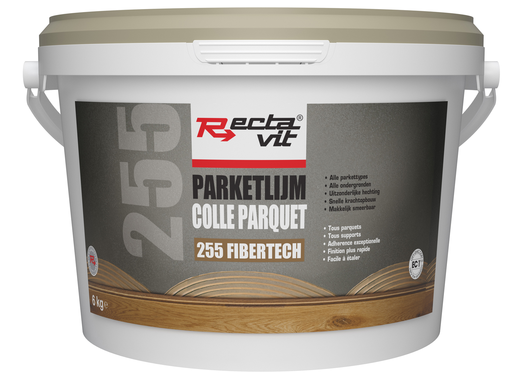RECTAVIT 255 FIBER 6 KG DONKERE EIK