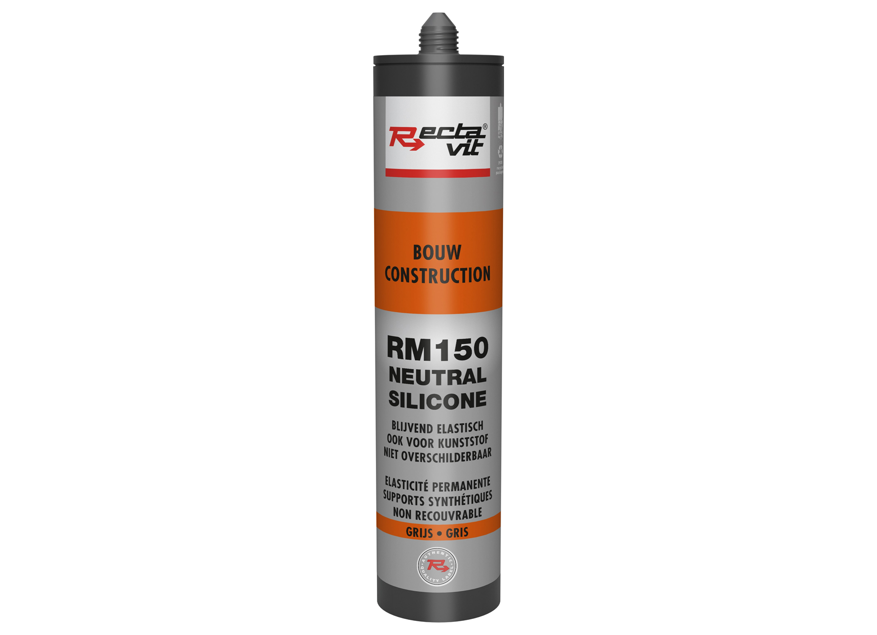 RECTA.MASTIC 150 BOUW SILIC.NEUTRAL GRIJS 310 ML