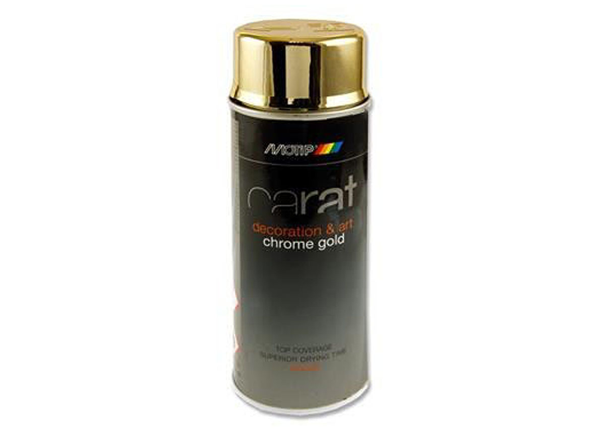 MOTIP SPRAY CARAT EFFET CHROME OR 400ML