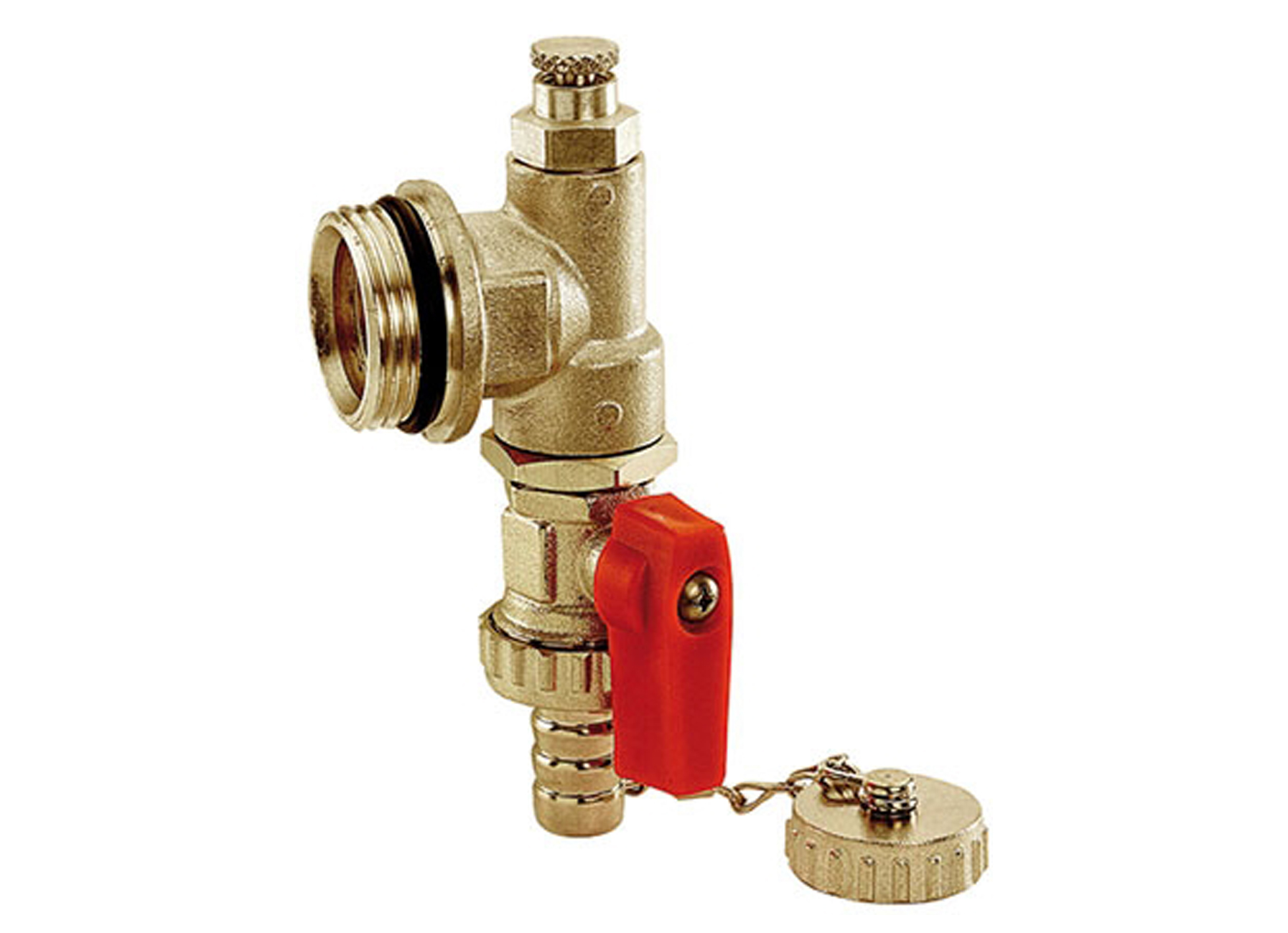 LEVICA EINDSTUK MET AFTAP EN ONTLUCHTER 3/4''-1/2''-3/8''