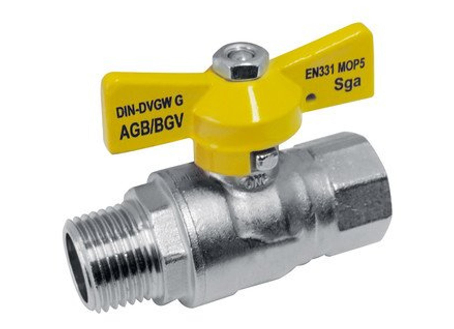 LEVICA ROBINET GAZ NATUREL 1/2''F X 1/2''M