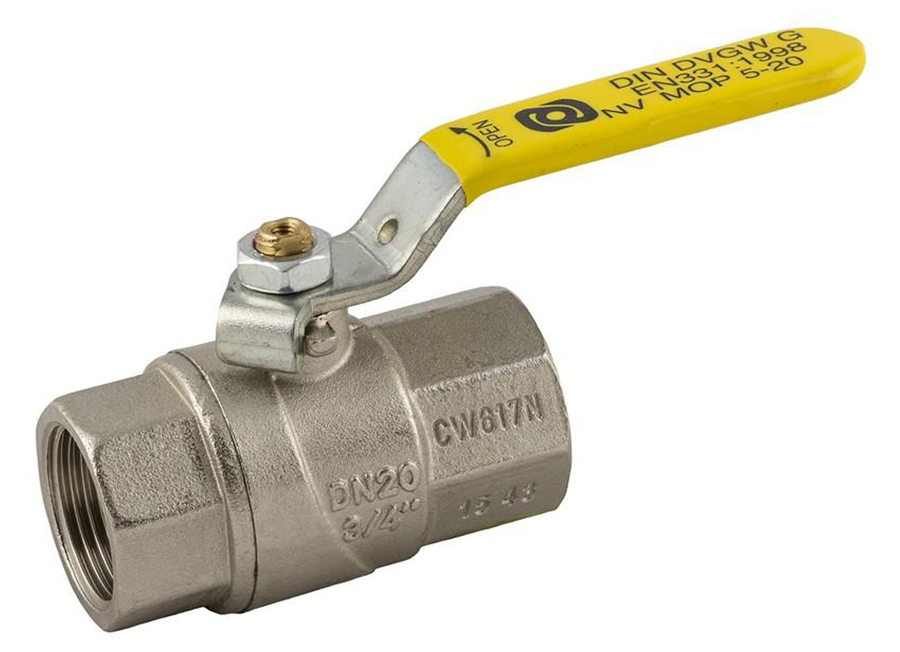 LEVICA ROBINET A BILLE PASSAGE INTEGRAL 1/2'' FF